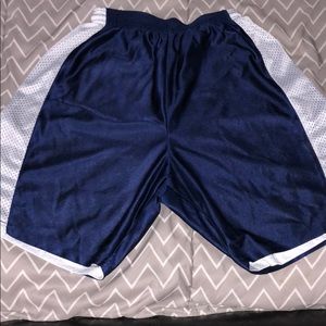 Blue gym shorts, size m